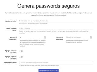 Generator CreandoWEBS.com